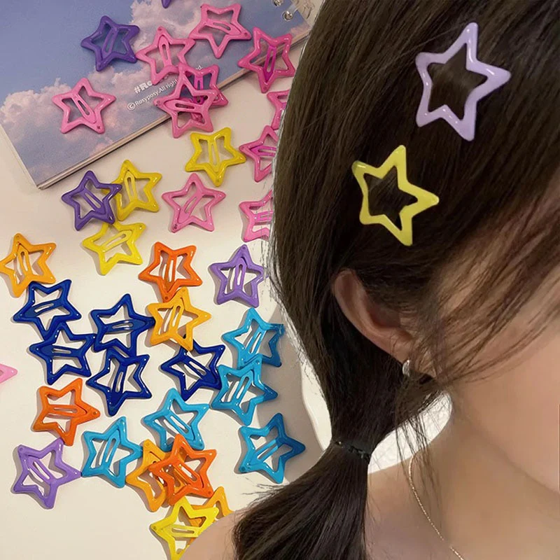 Star BB Hair Clips 10 pcs Set - Image 19