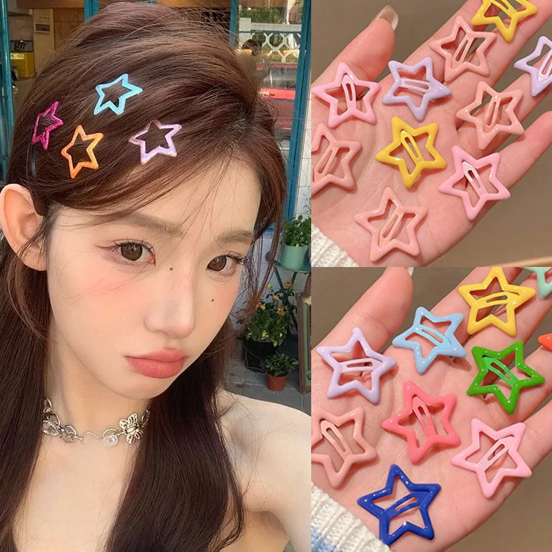 Star BB Hair Clips 10 pcs Set - Image 21
