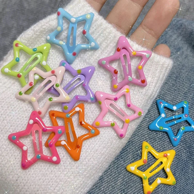 Star BB Hair Clips 10 pcs Set - Image 24