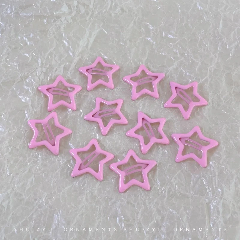 Star BB Hair Clips 10 pcs Set - Image 4