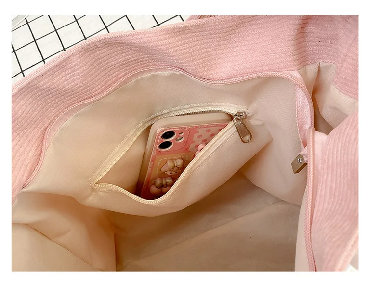Star Corduroy Messenger Bag - Image 12