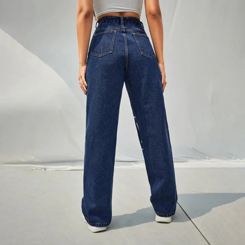 Trippy Smiley Loose Jeans - Image 9