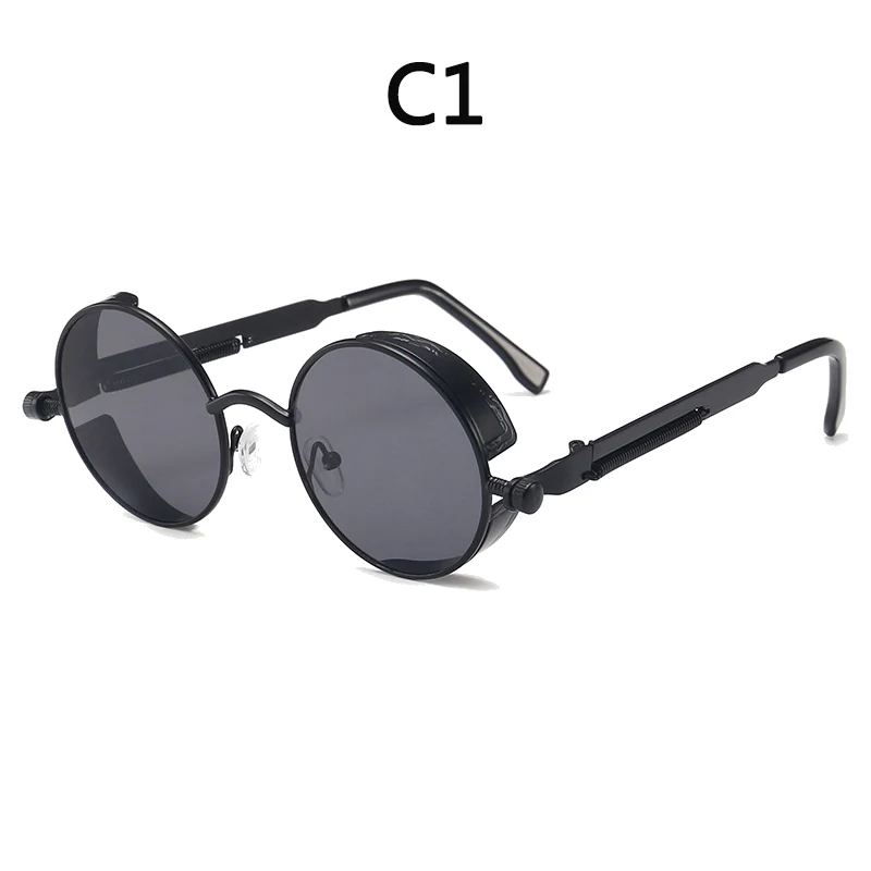 Vampire Aesthetic Round Sunglasses - Image 3