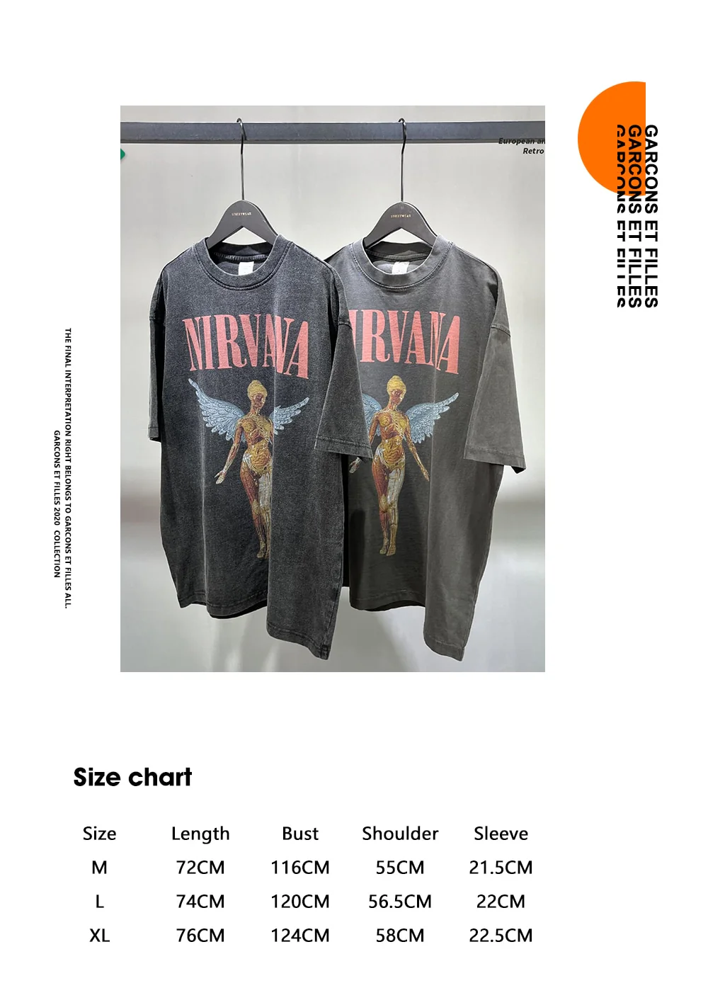 Vintage 90s Grunge Oversize Tee - Image 7