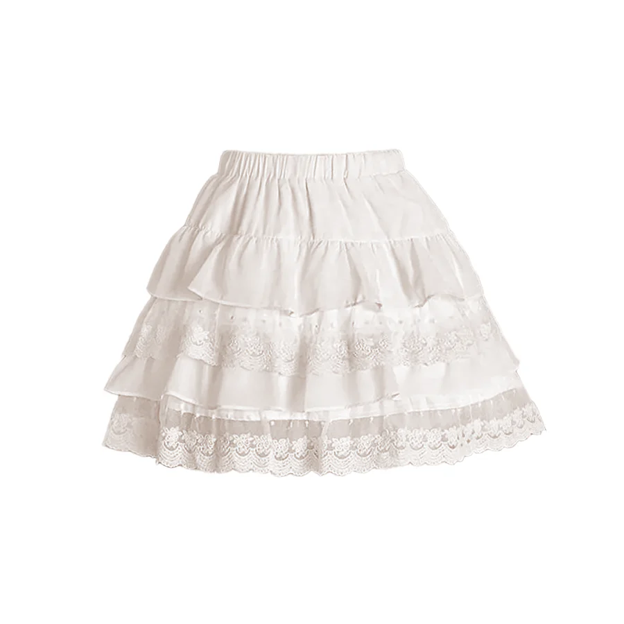 Vintage Dollette White Skirt - Image 2