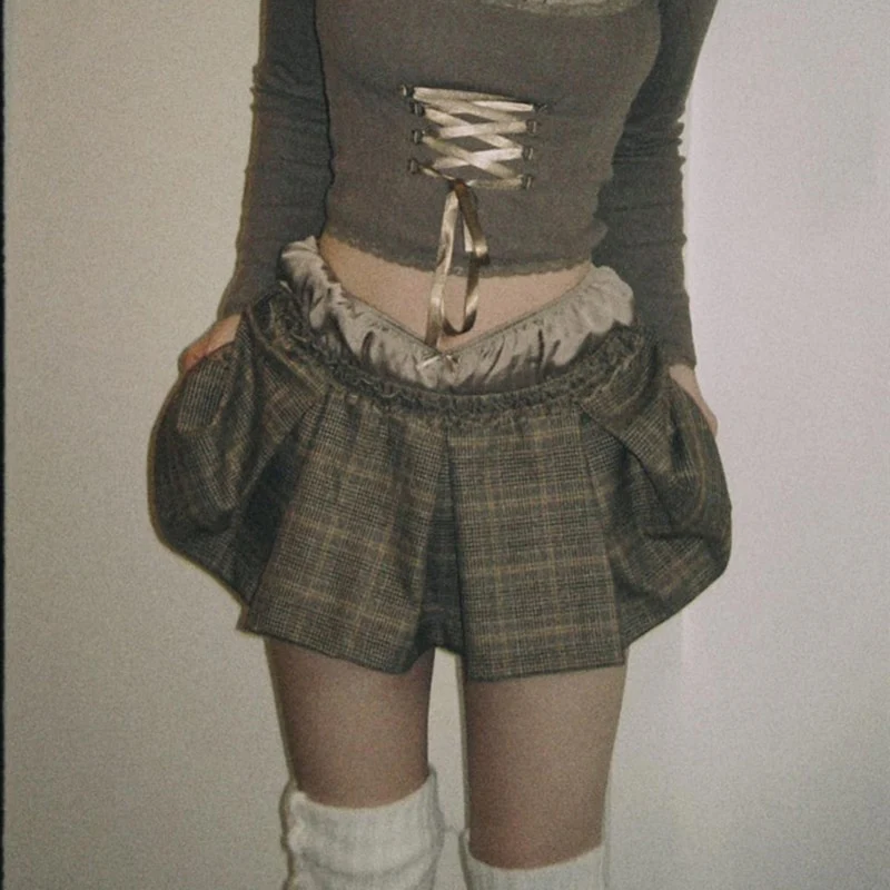 Vintage Plaid Skirt