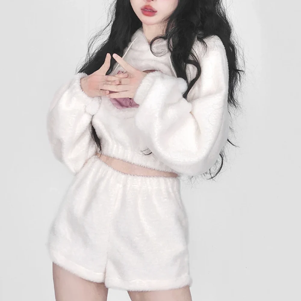 White Winter Sweet Girl Two Piece Set - Image 2