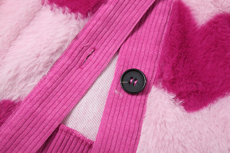 Y2K Pink Hearts Soft Jacket - Image 3