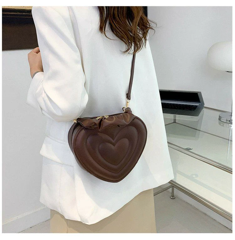 Y2K Aesthetic Retro Vintage Heart Shoulder Bag - Image 22