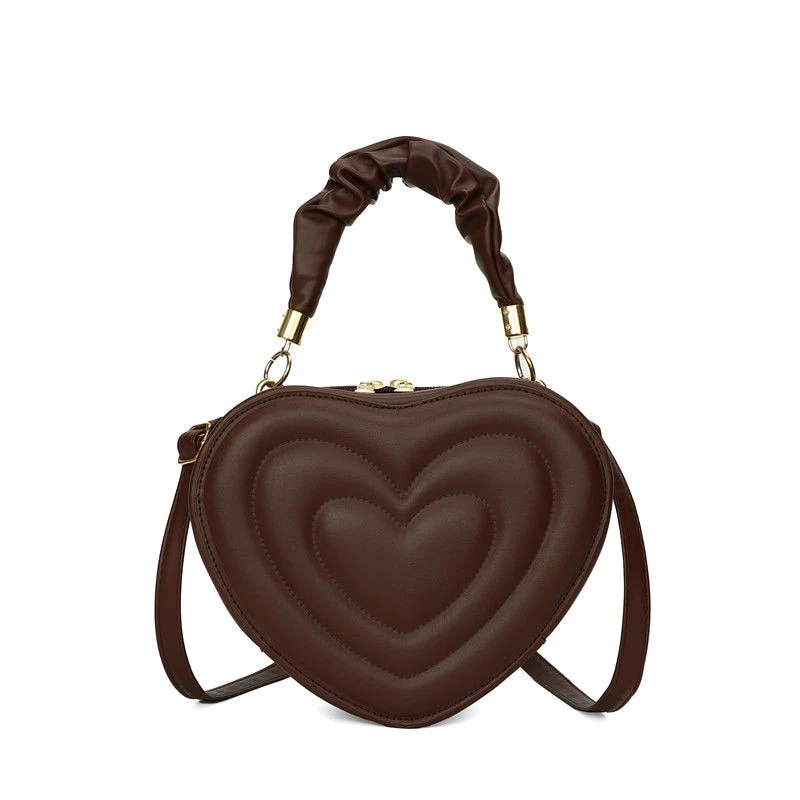 Y2K Aesthetic Retro Vintage Heart Shoulder Bag - Image 8