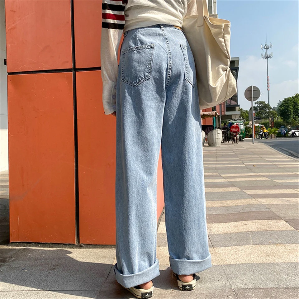 Y2K Grunge High Waist Denim Pants Wide Leg - Image 15