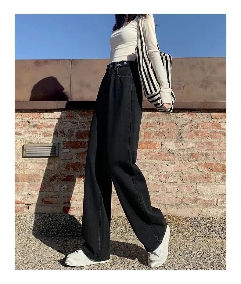Y2K Grunge High Waist Denim Pants Wide Leg - Image 16