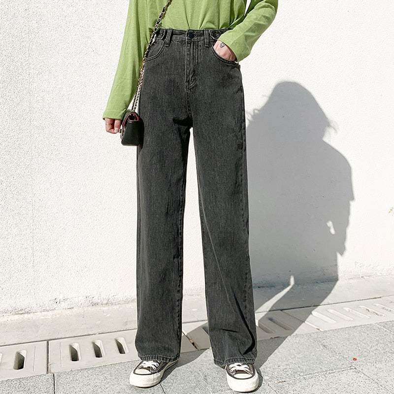 Y2K Grunge High Waist Denim Pants Wide Leg - Image 7