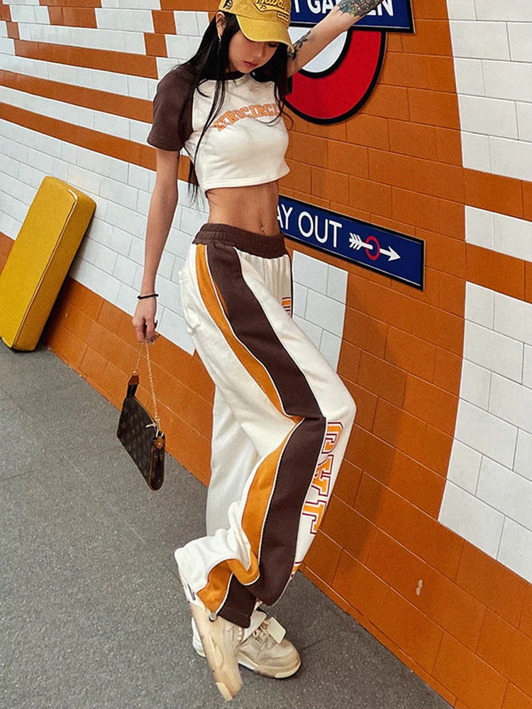 Y2K Retro Matching Set Crop Top + Pants - Image 7